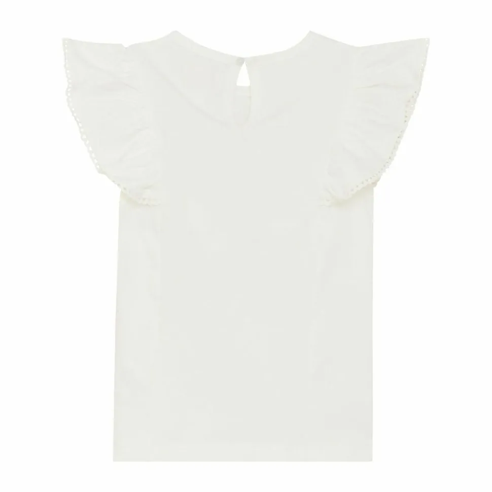 Creamie Pige Bluse - Cloud
