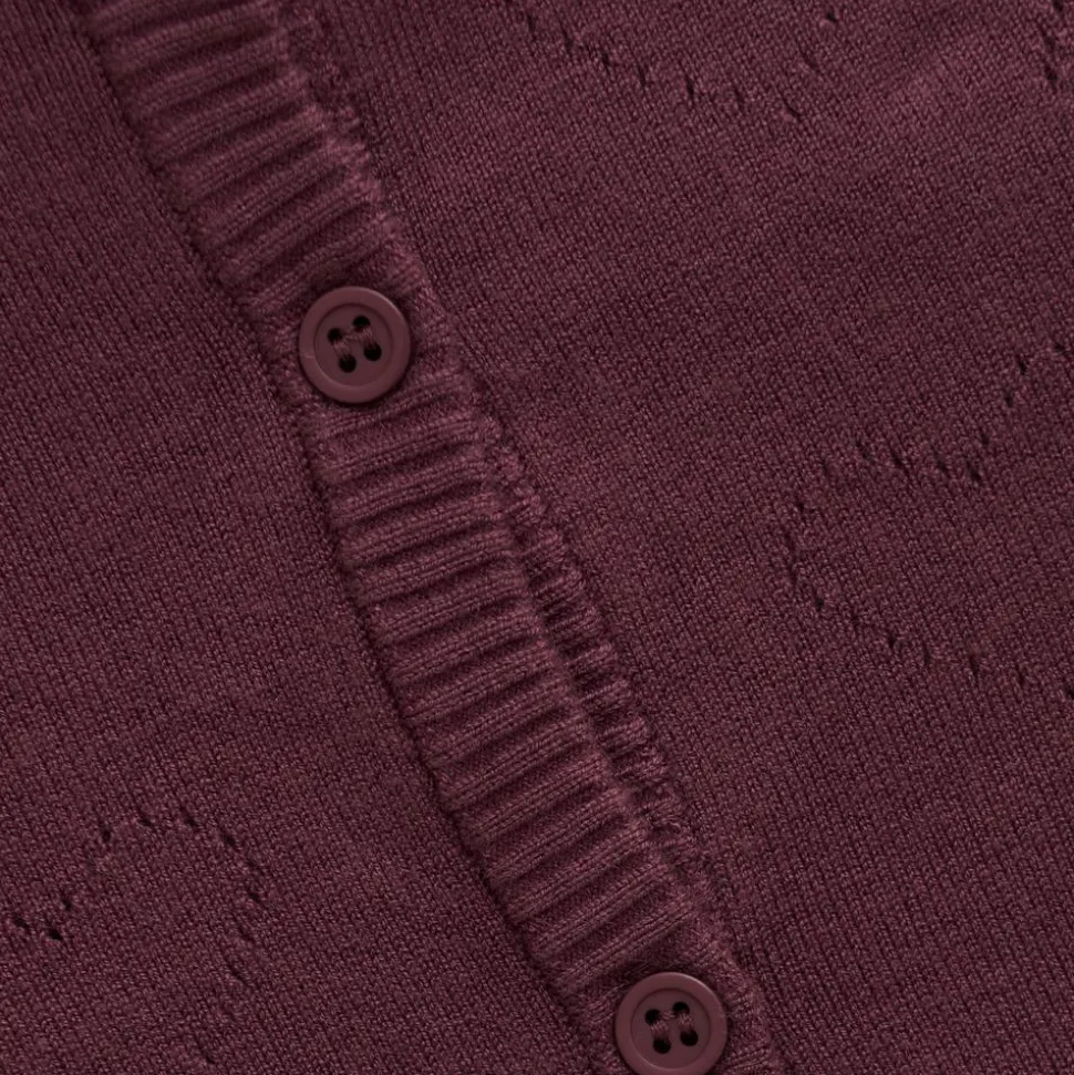 Creamie Pige Cardigan - Vineyard Wine