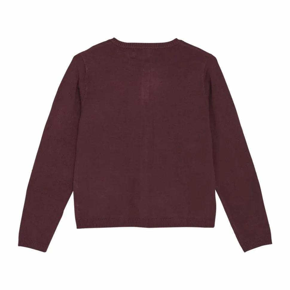 Creamie Pige Cardigan - Vineyard Wine