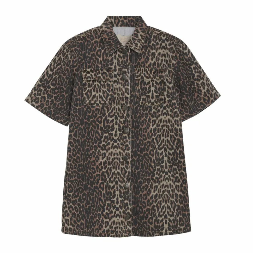 Creamie Pige Kjole - Brown Leo