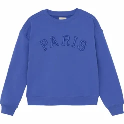 Creamie Pige Sweatshirt i økologisk bomuld - Dazzling Blue