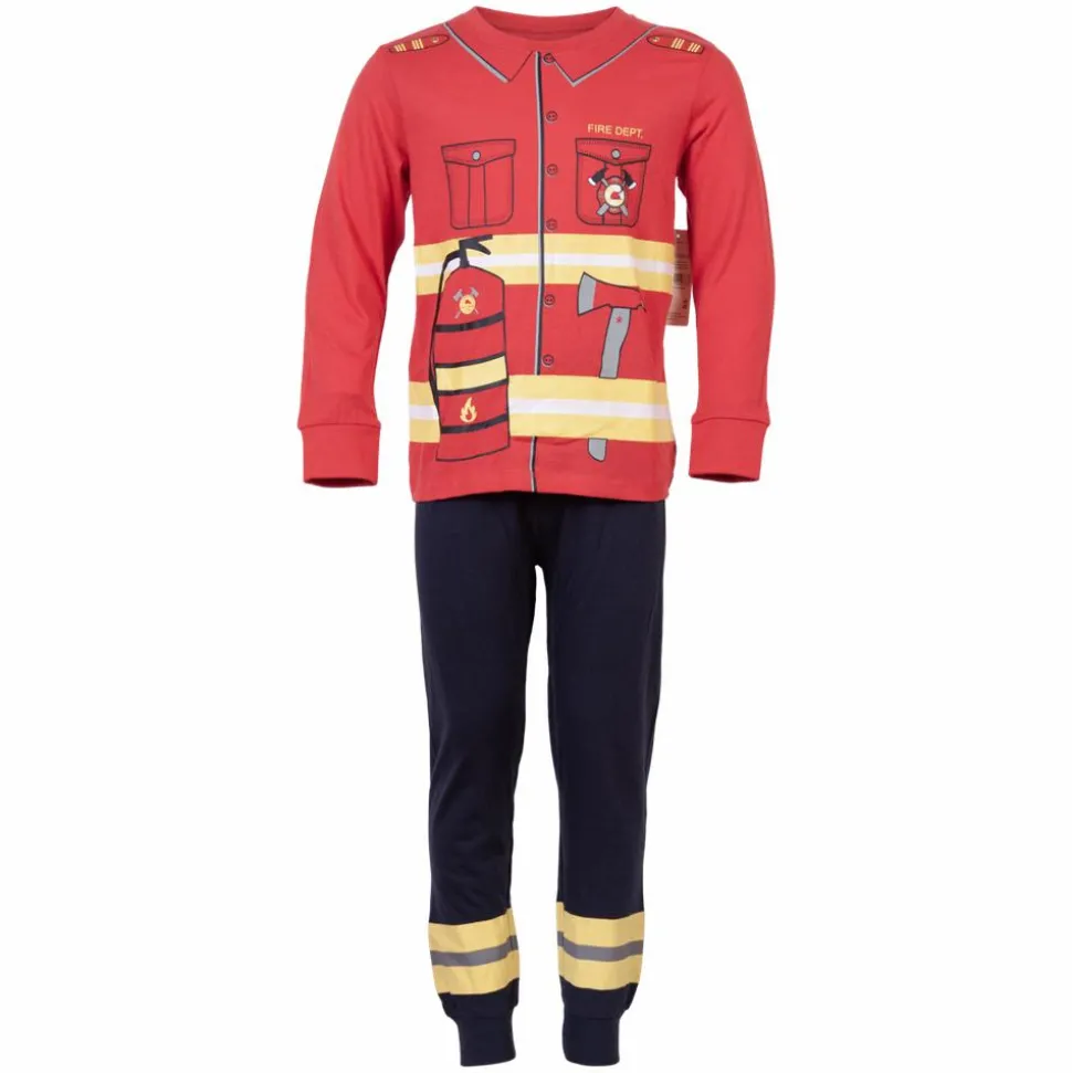 Crossbow Brandmand Børne Nattøjssæt - Navy Blazer