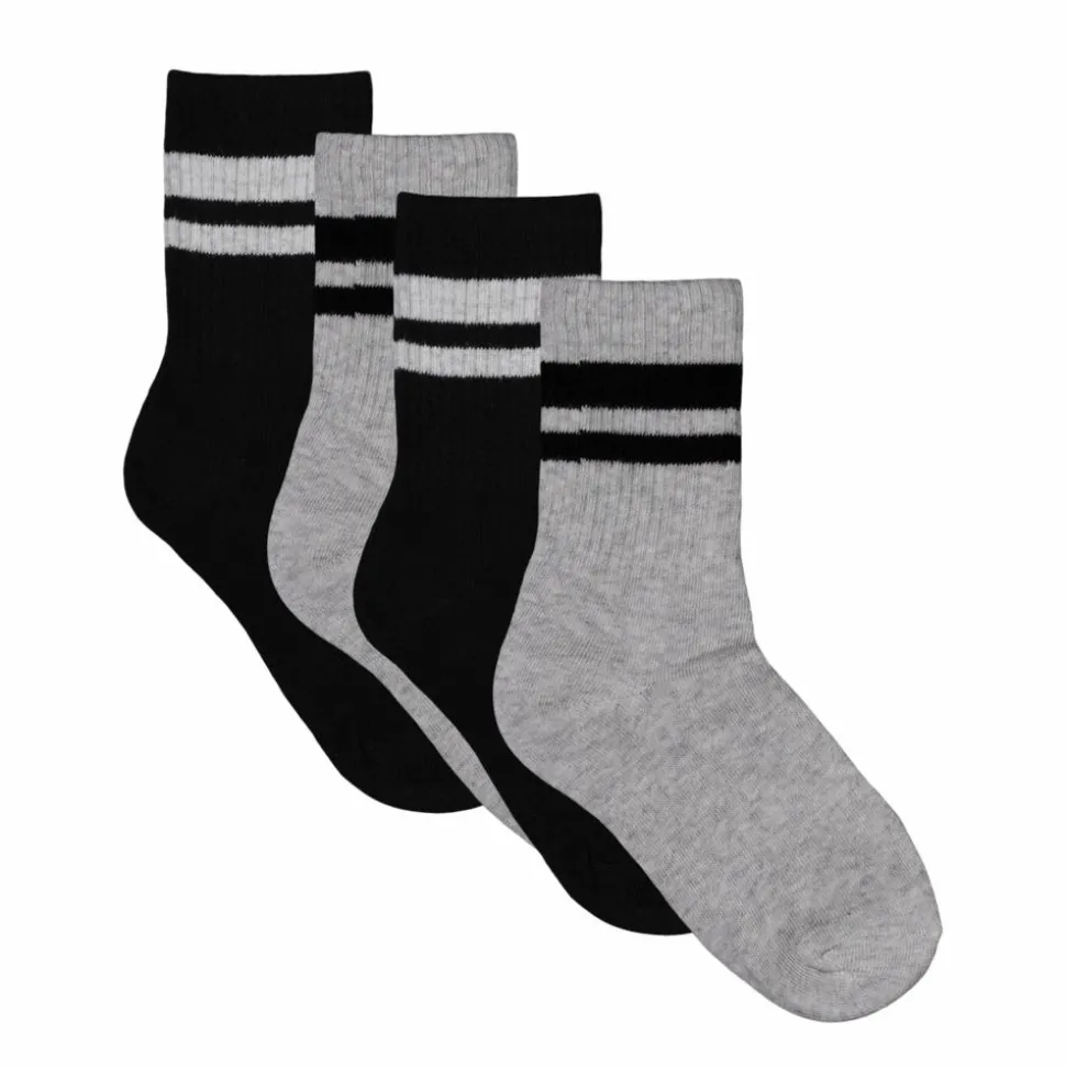 Crossbow Børne Strømper - Mix Grey/Black
