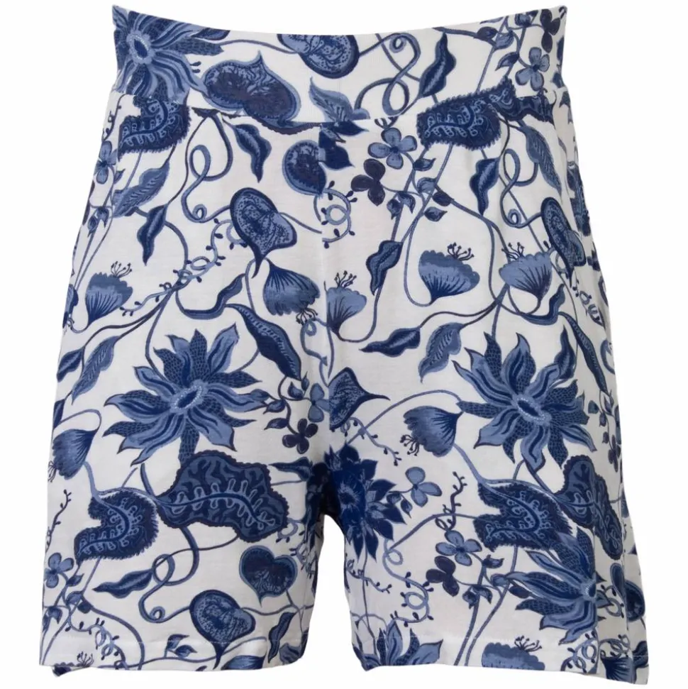Crossbow Dame Shorts i bambus - Blå/hvid