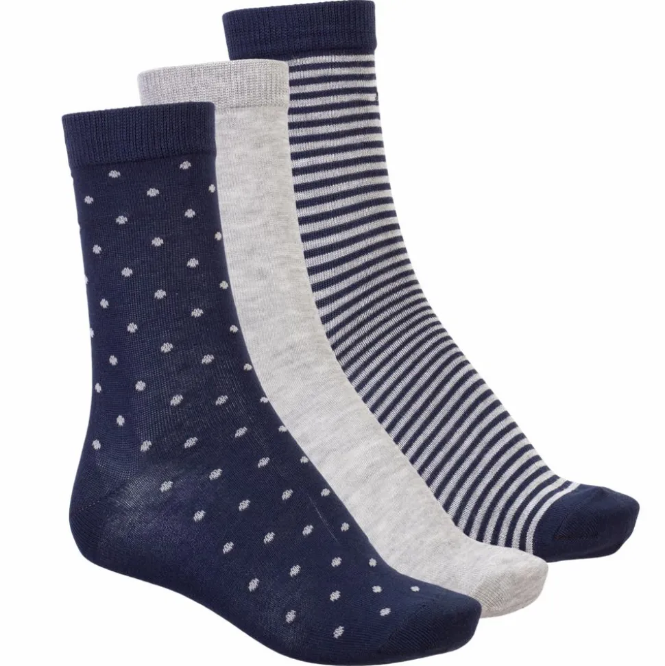 Crossbow Dame Strømper i bambus - Navy Mix
