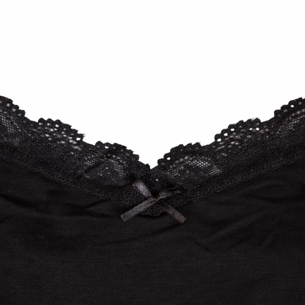 Crossbow Dame Top - Sort