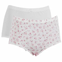 Crossbow Dame Trusser - Gl. Rosa/Blomster