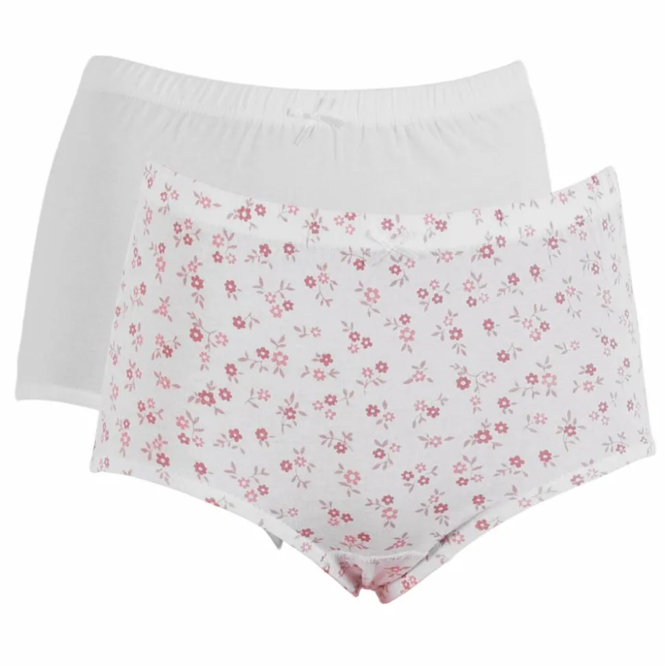 Crossbow Dame Trusser - Gl. Rosa/Blomster