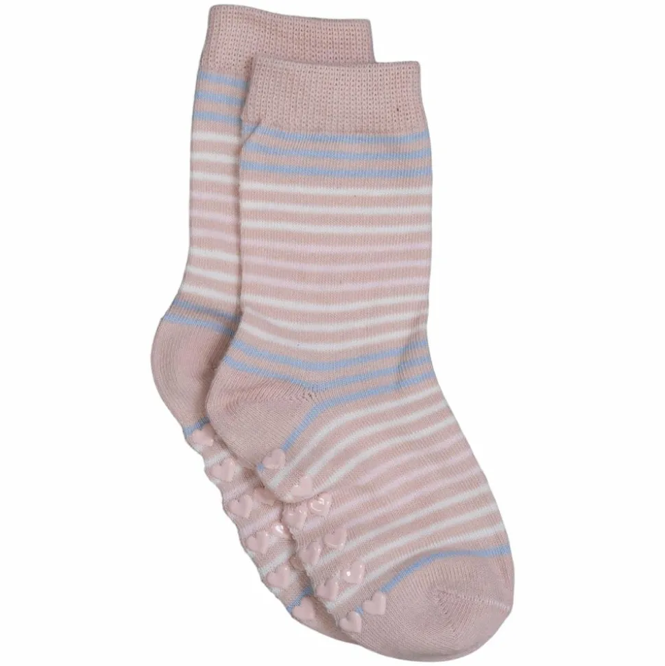 Crossbow Pige Strømper m. non-slip - Blue/Dark Pink