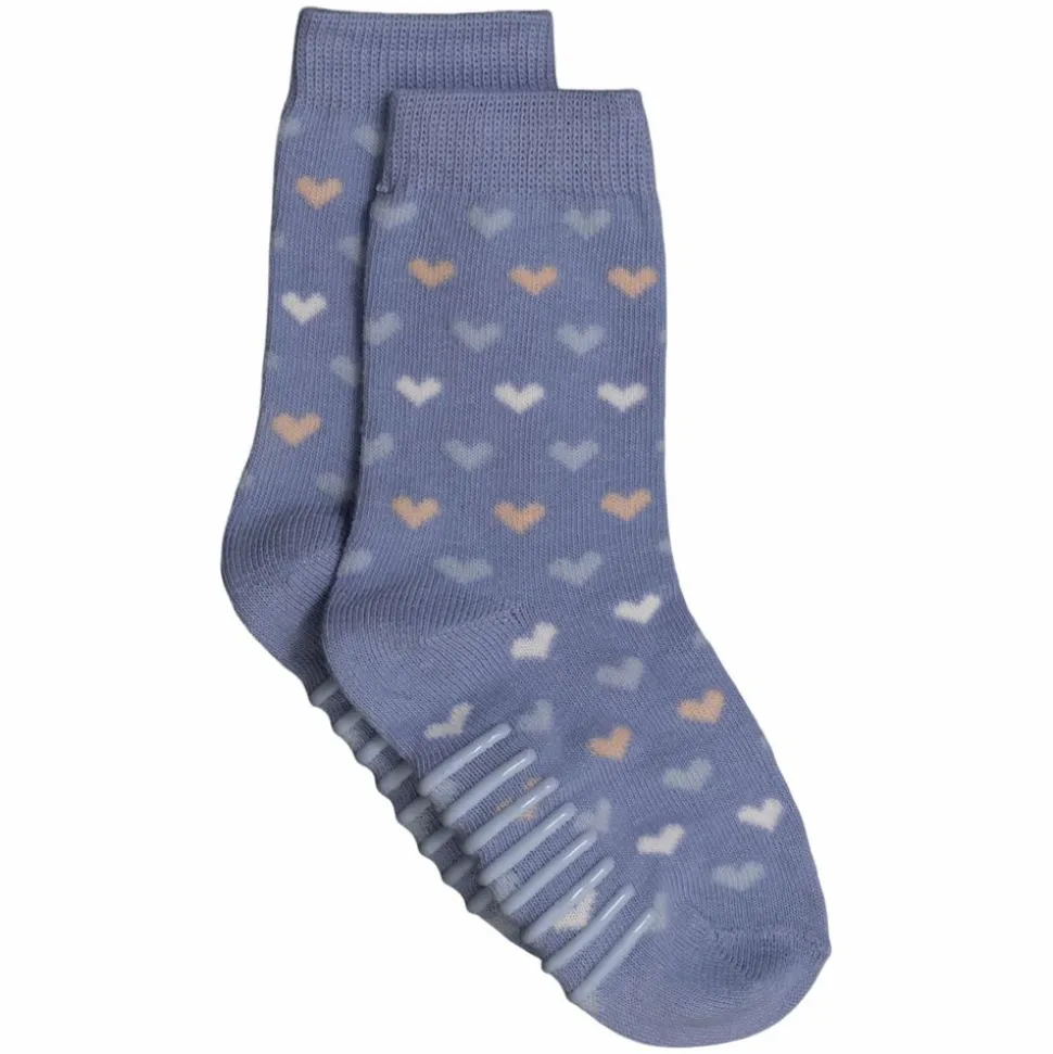 Crossbow Pige Strømper m. non-slip - Blue/Dark Pink