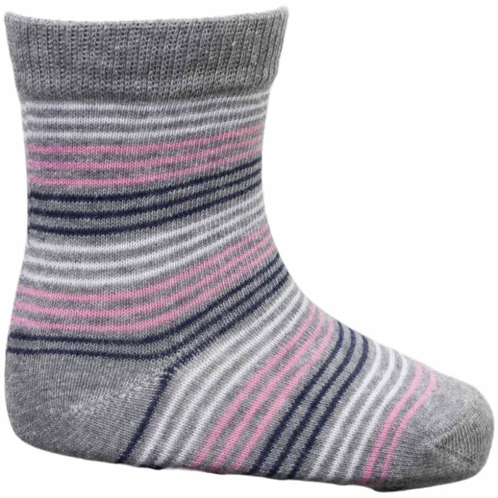 Crossbow Pige Strømper m. non-slip - Pink Mix