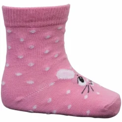 Crossbow Pige Strømper m. non-slip - Pink Mix