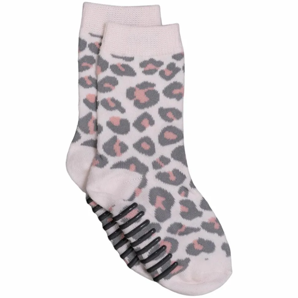 Crossbow Pige Strømper m. non-slip - Pink/Grey