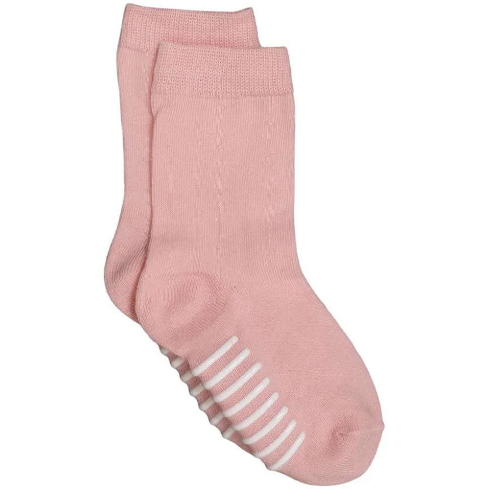 Crossbow Pige Strømper m. non-slip - Pink/Grey