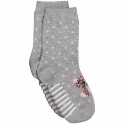 Crossbow Pige Strømper m. non-slip - Pink/Grey
