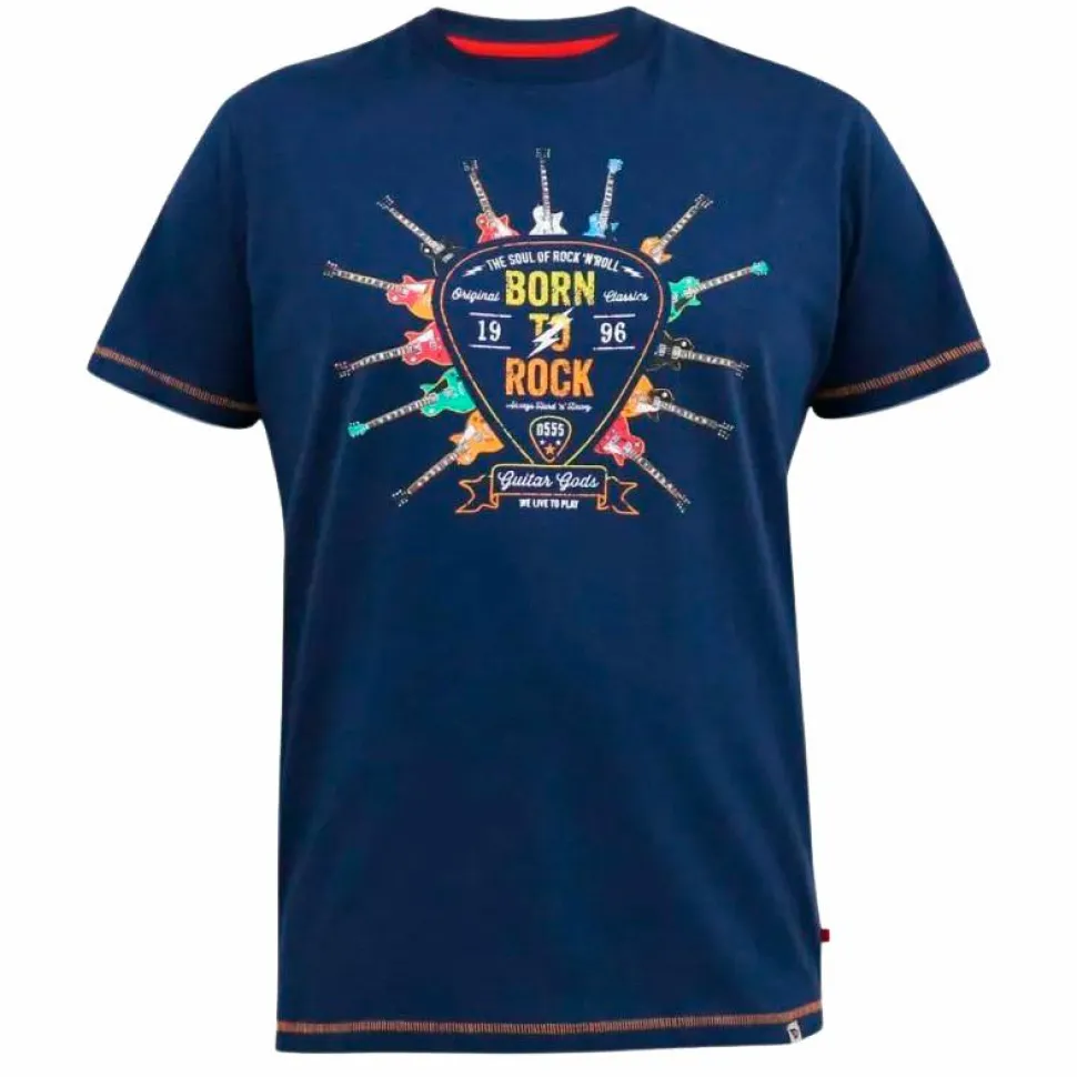 D555 Colin Herre T-shirt Plus Size - French Navy