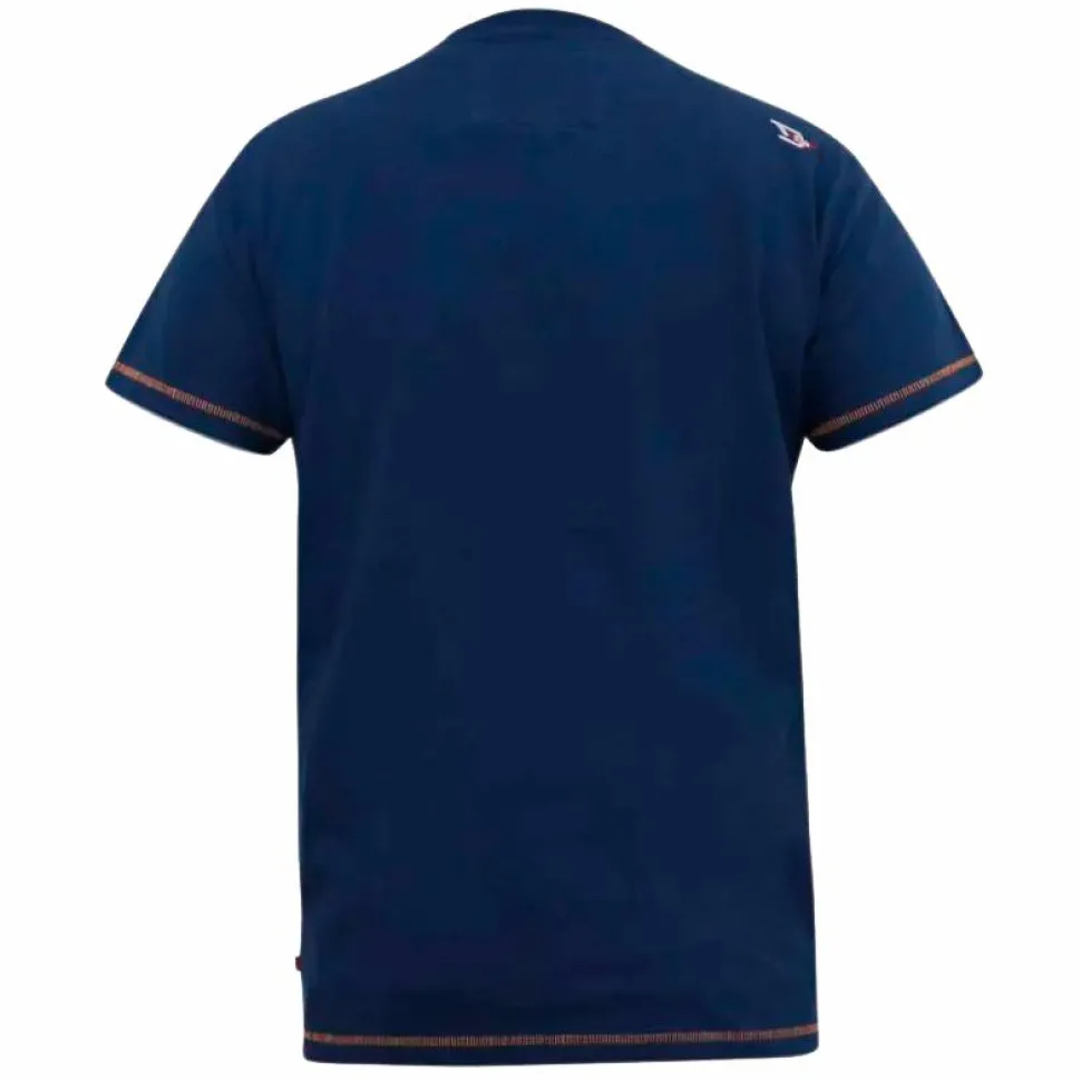 D555 Colin Herre T-shirt Plus Size - French Navy