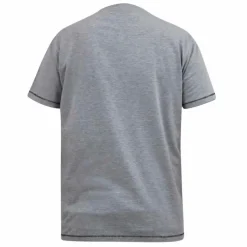 D555 Comic Marvel Herre T-shirt Plus Size - Grey Marl