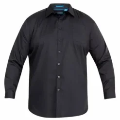 D555 Corbin Herre Skjorte Plus Size - Black
