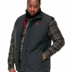 D555 Felipe1 Herre Vest Plus Size - Black