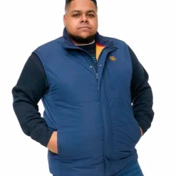 D555 Felipe2 Herre Vest Plus Size - Navy