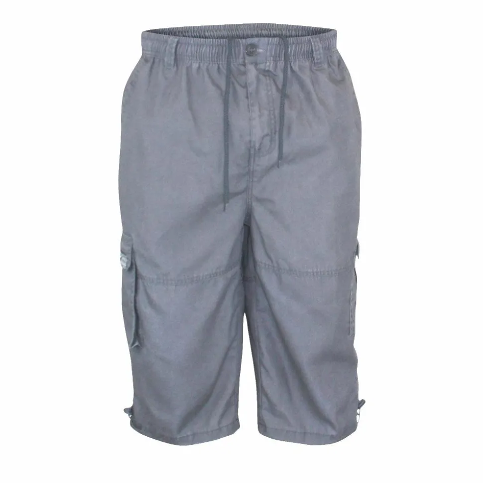 D555 Herre Shorts Plus Size - Dark Grey