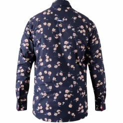 D555 Herre Skjorte Plus Size - Navy