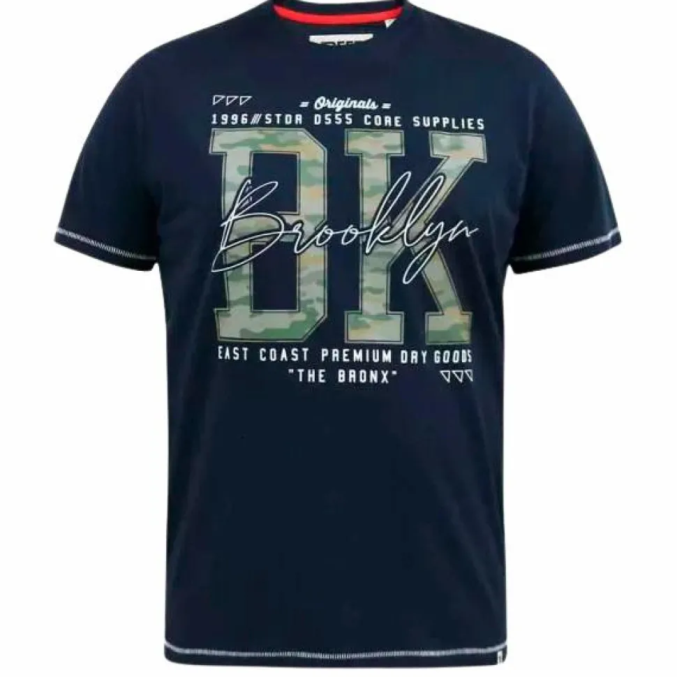 D555 Herre T-shirt - Navy