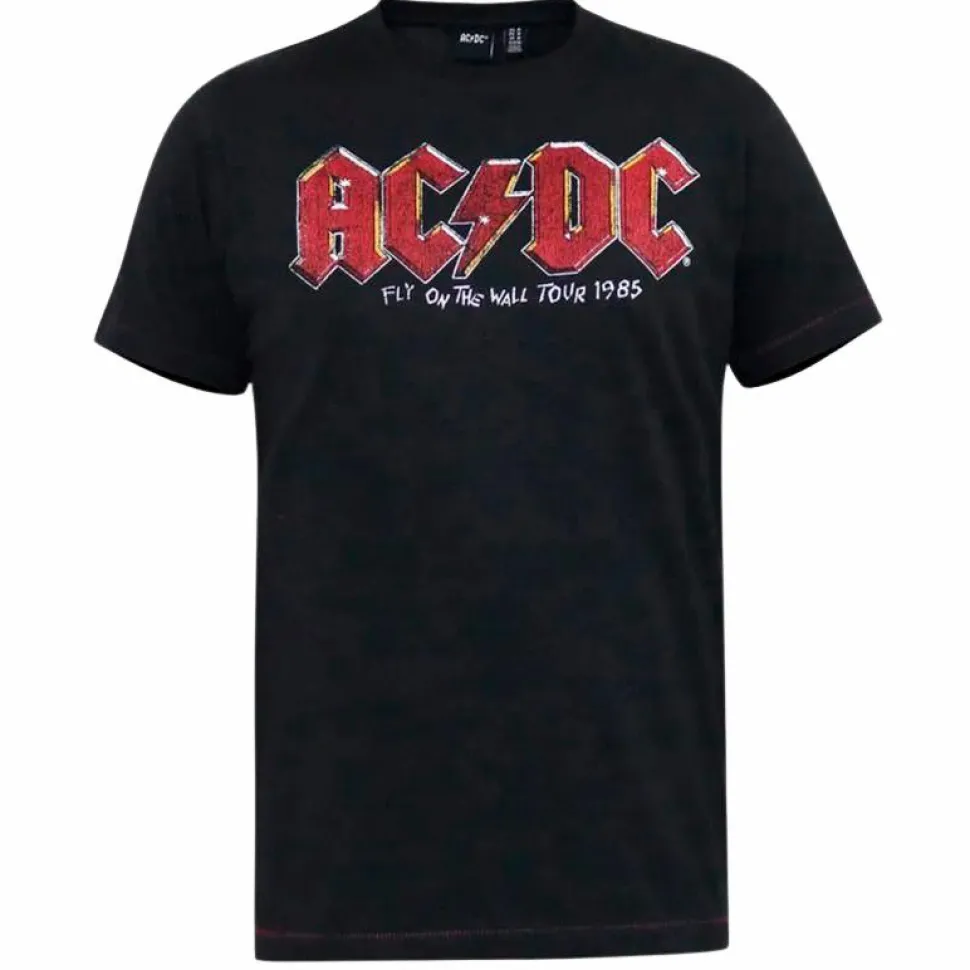 D555 Jailbreak AC/DC Herre T-shirt Plus Size - Black
