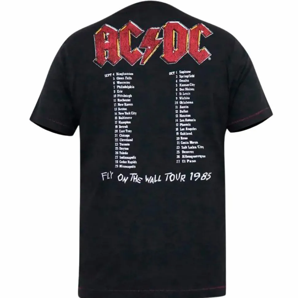 D555 Jailbreak AC/DC Herre T-shirt Plus Size - Black
