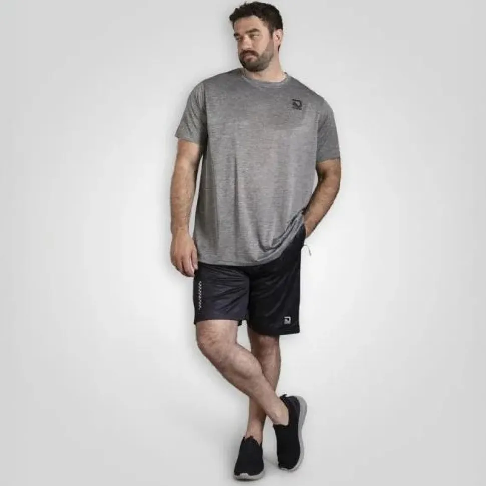 D555 Retford Herre Trænings t-shirt - Charcoal Marl