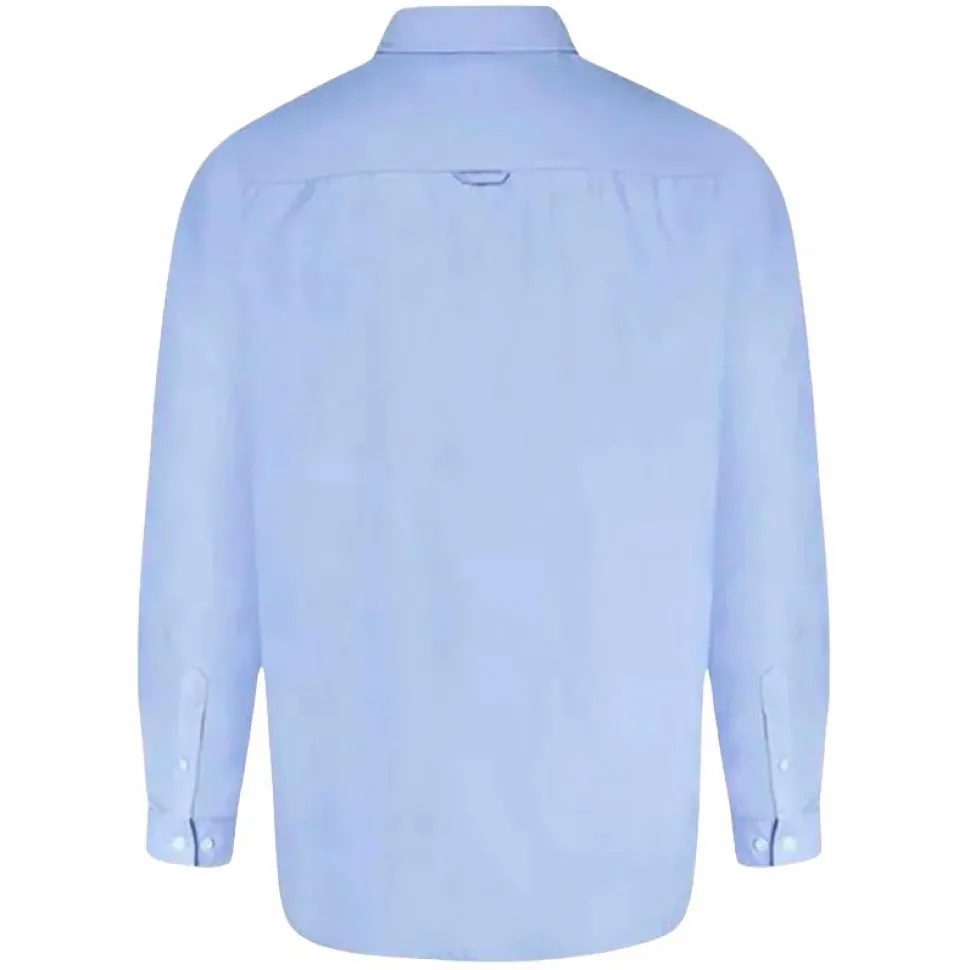 D555 Richard Herre Skjorte Plus Size - Sky Blue