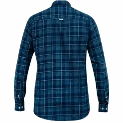D555 Sonny Herre Skjorte Plus Size - Navy Check