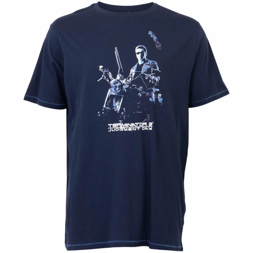 D555 Terminator Herre T-shirt - Dark Navy