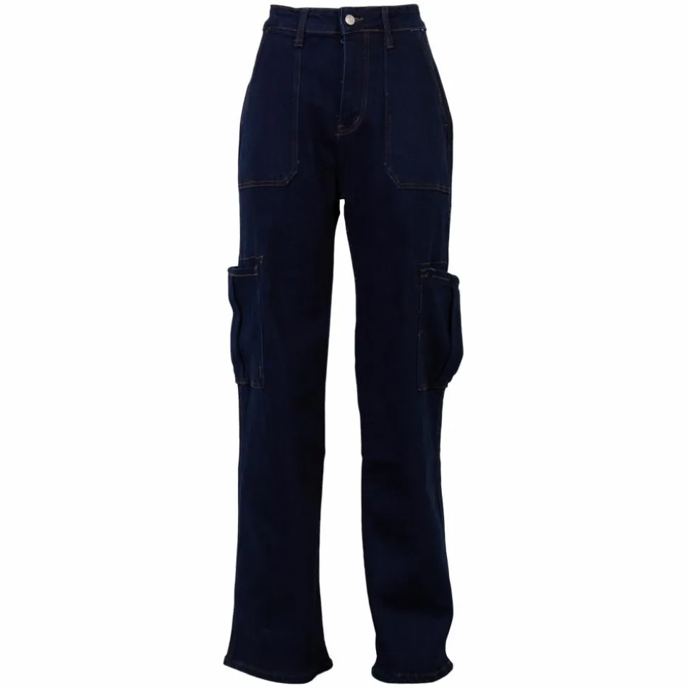 Dame Cargobukser - Denim