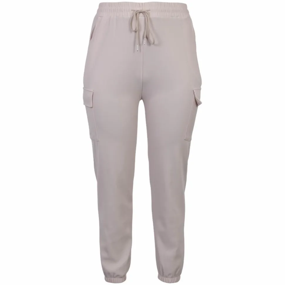 Dame Cargobukser Plus Size - Sand