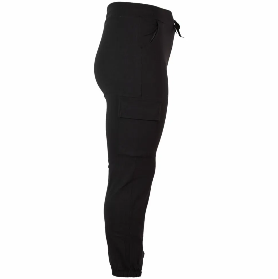 Dame Cargobukser Plus Size - Sort