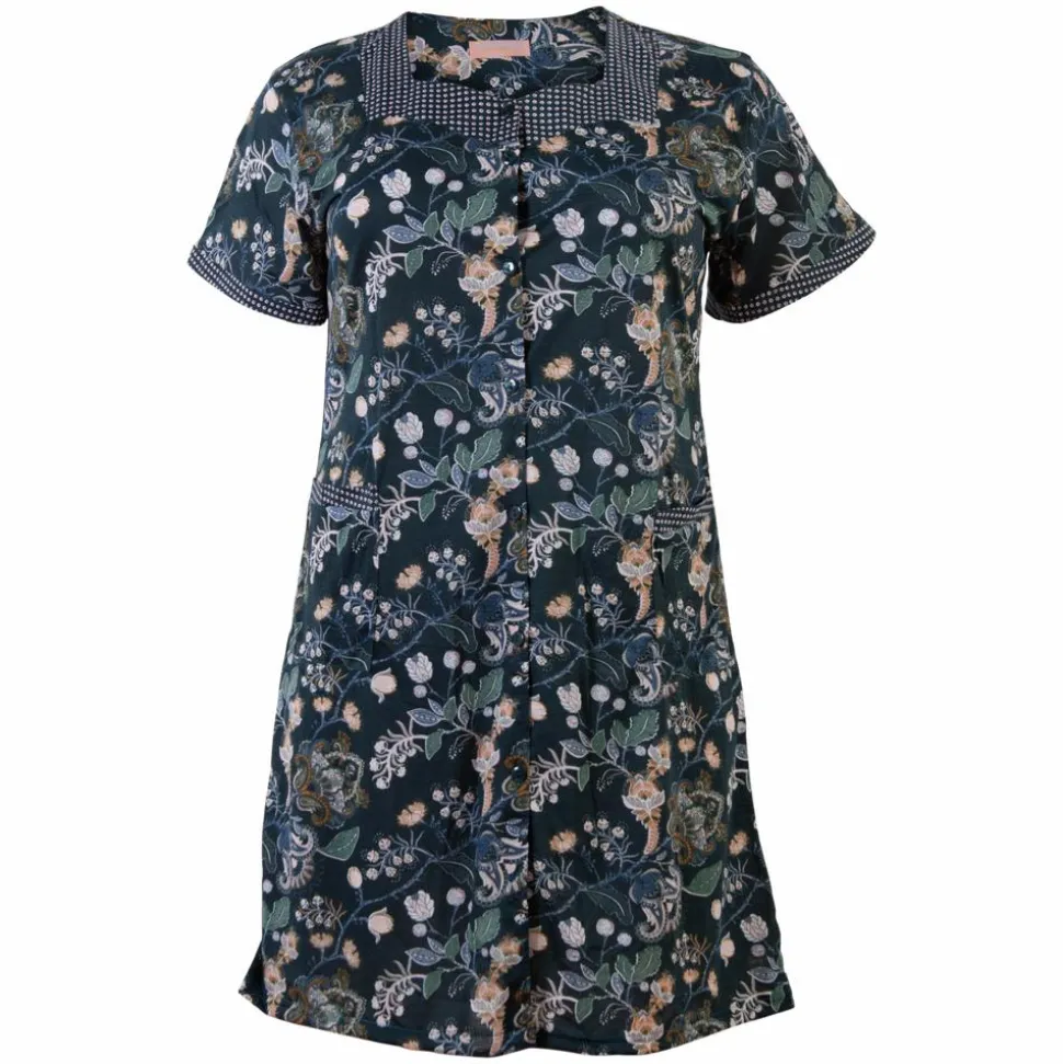Dame Natkjole Plus Size - Grøn