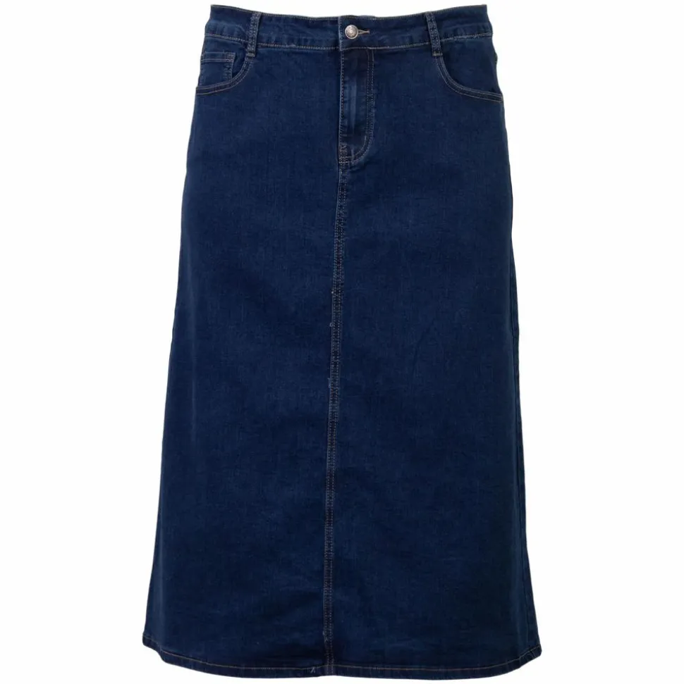 Dame Nederdel - Denim