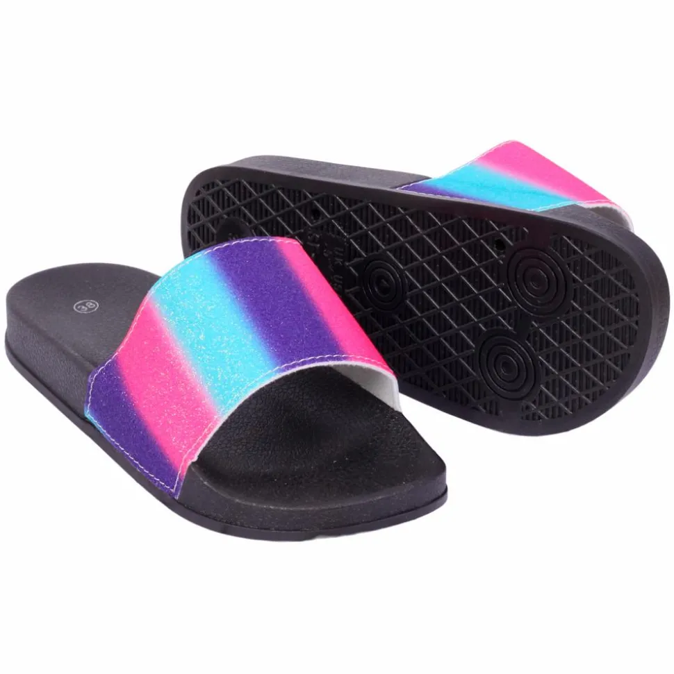 Dame Sandaler m. glimmer - Black