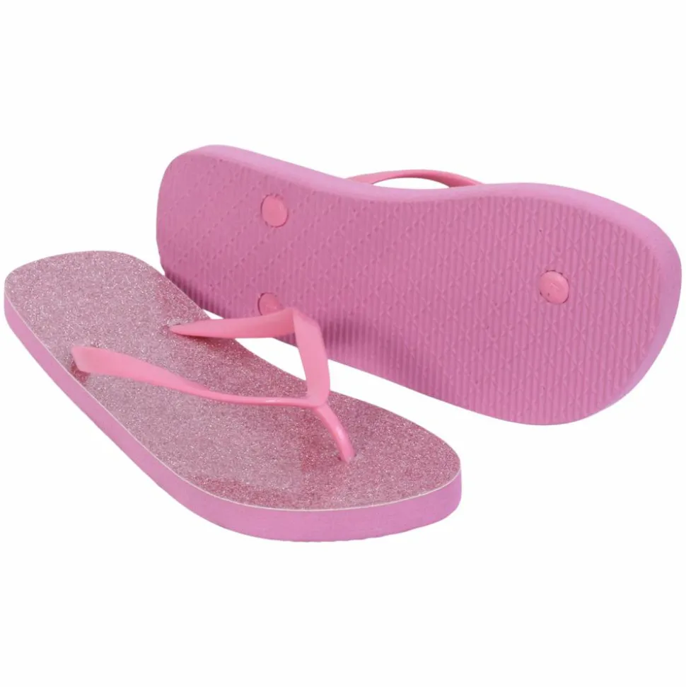 Dame Sandaler m. glimmer - Pink