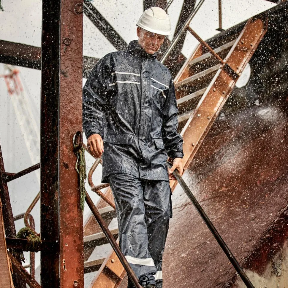 Elka Dry Zone Unisex Regnjakke - Oliven
