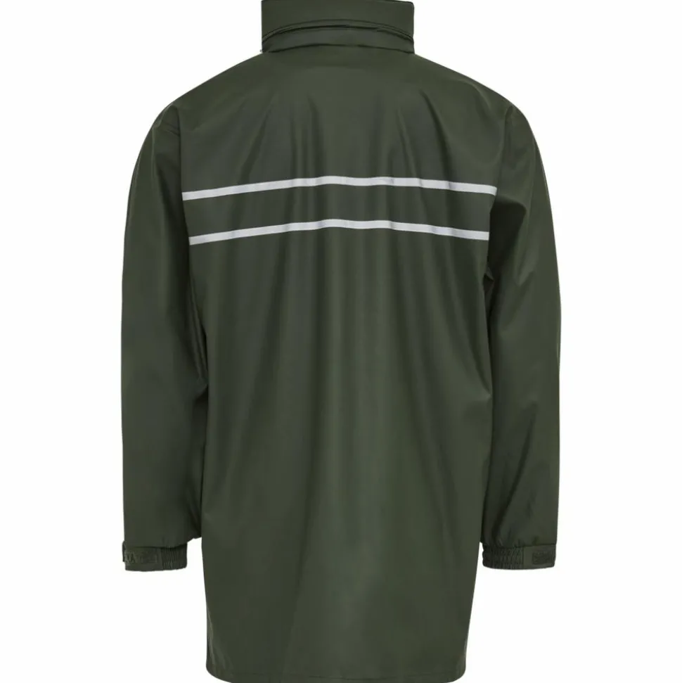 Elka Dry Zone Unisex Regnjakke - Oliven