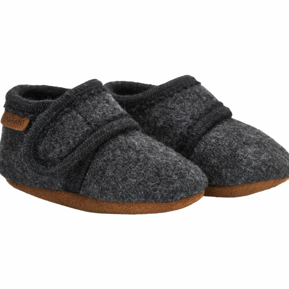 En Fant Børne Futter i uld - Dark Grey Melange