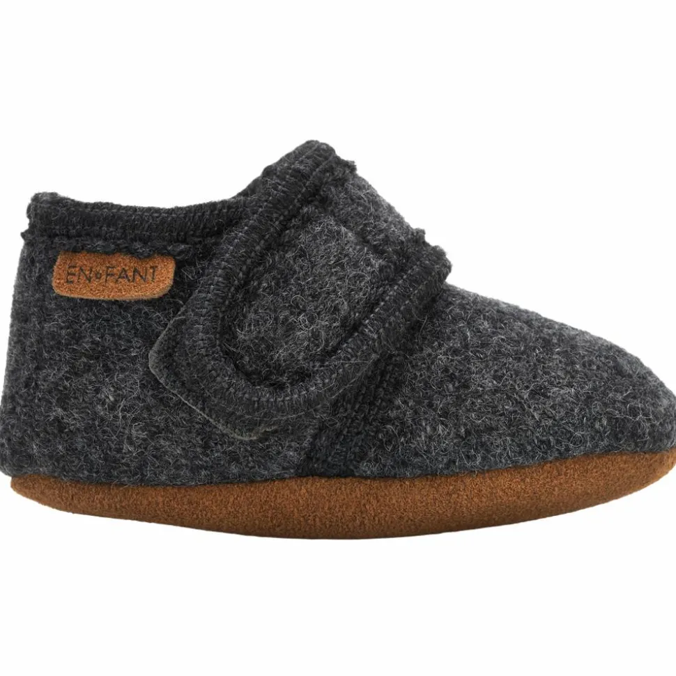 En Fant Børne Futter i uld - Dark Grey Melange