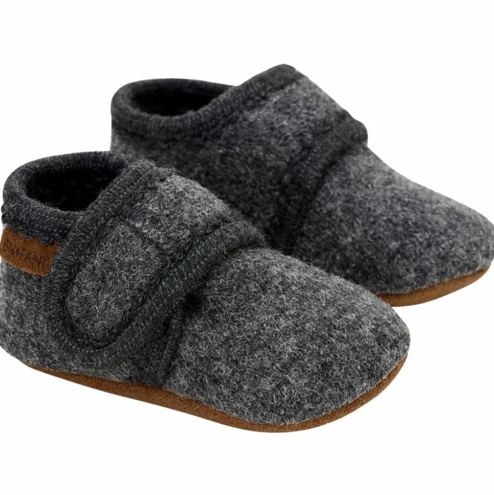 En Fant Børne Futter i uld - Dark Grey Melange