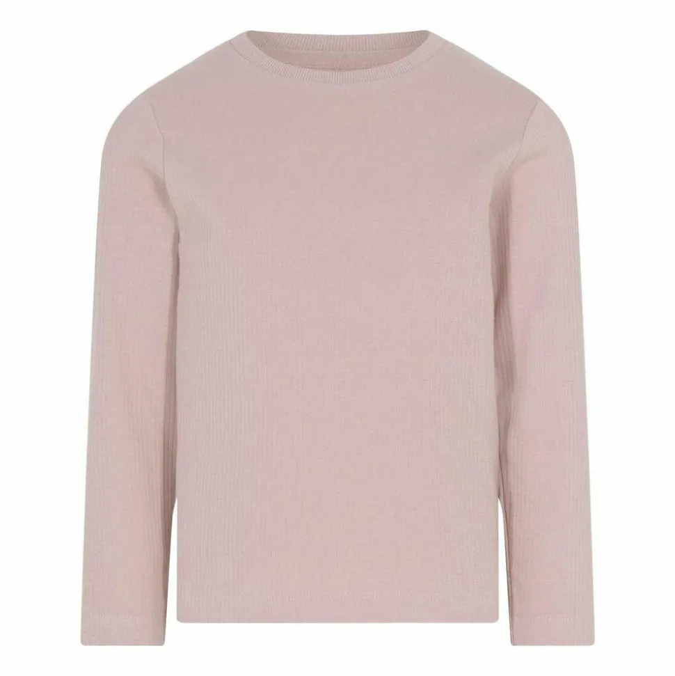 En Fant Børne Langærmet t-shirt i økologisk bomuld - Shadow Gray