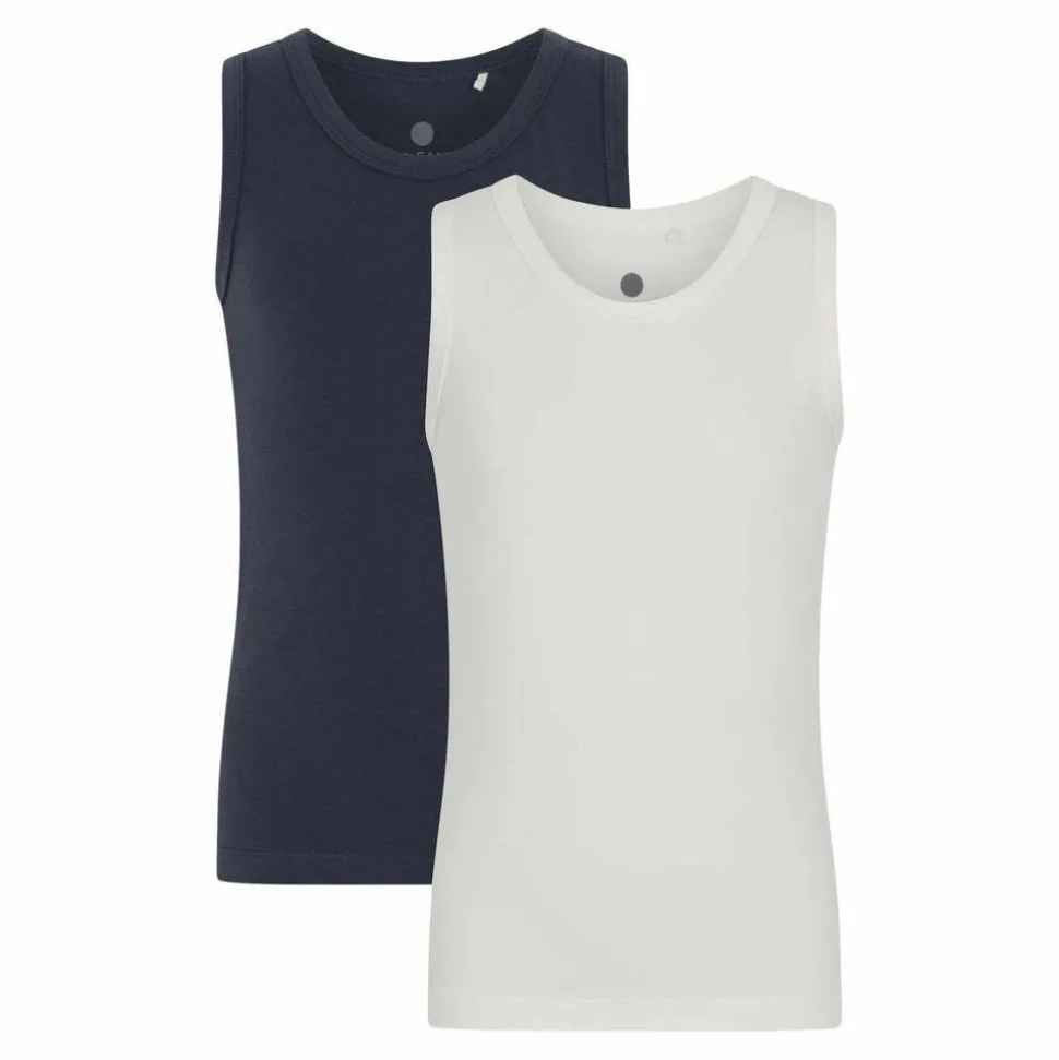 En Fant Børne Tanktop i økologisk bomuld - Parisian Night