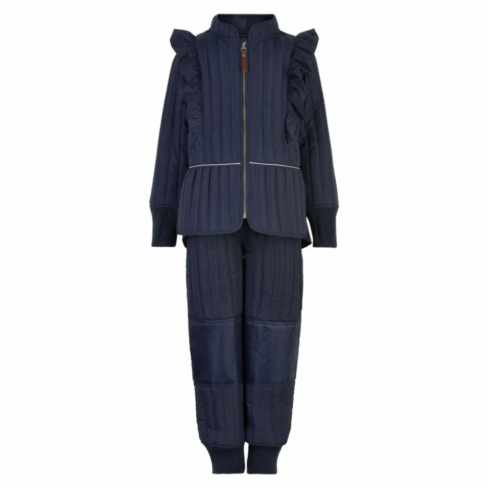 En Fant Pige Termosæt m. BIONIC-FINISH® ECO coating - Blue Night