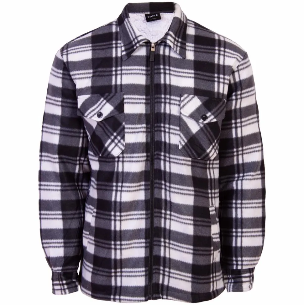 Etoile Herre Skjorte m. for - Farve 7 Sort/Hvid